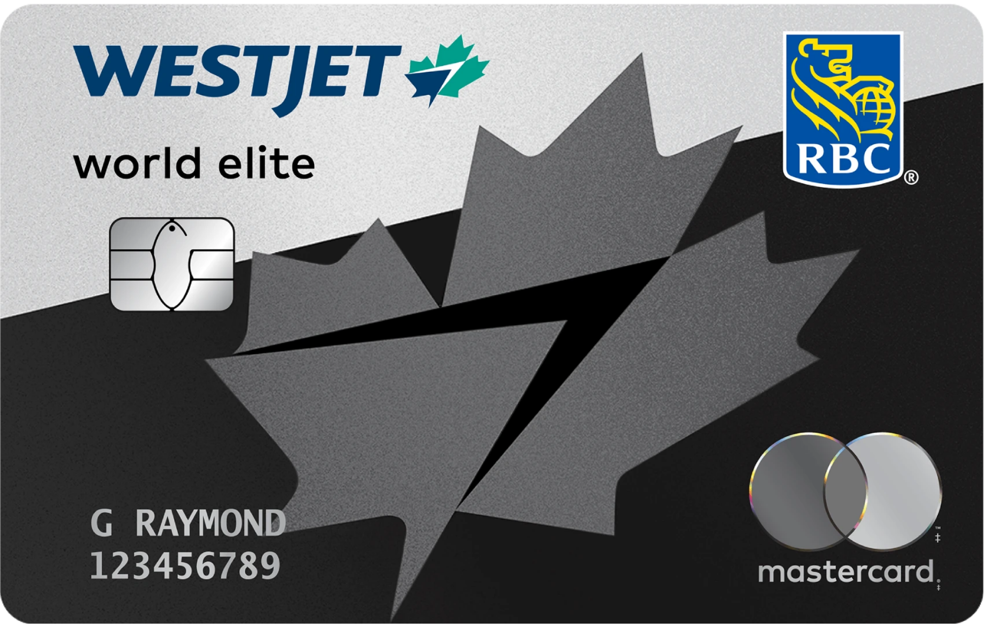 West Jet RBC World Elite Mastercard card